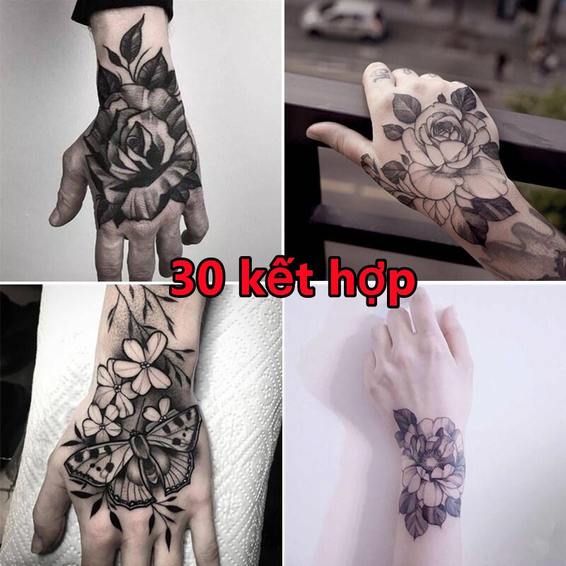 Vận chuyển nhanh Không thấm nước Hình xăm màu tạm thời Hình xăm mát mẻ Palm Hình xăm giả