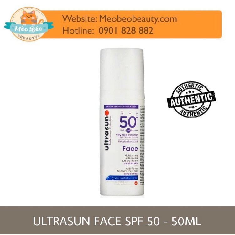 Kem Chống Nắng Cho Da Nhạy Cảm Ultrasun Face SPF 50+