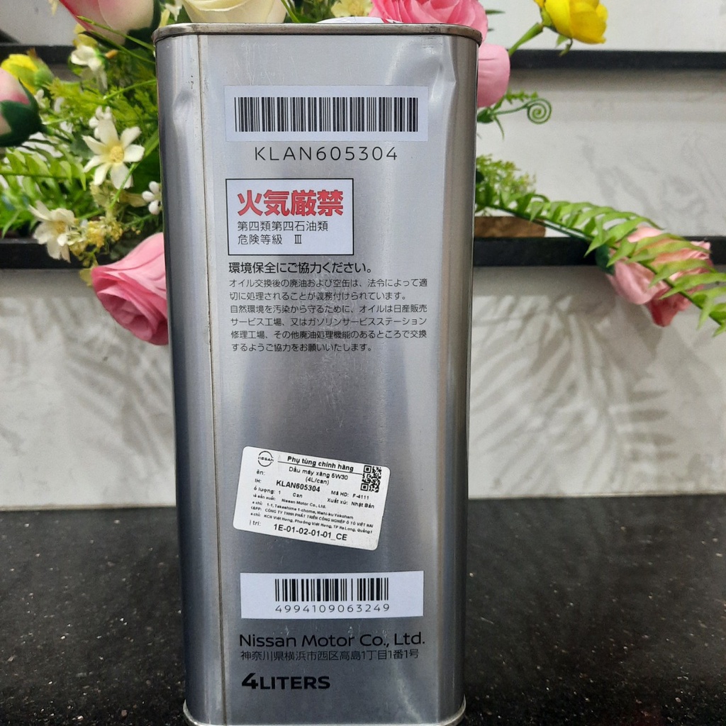 Dầu  động cơ ô tô 5W-30 NISSAN CHÍNH HÃNG MÁY XĂNG