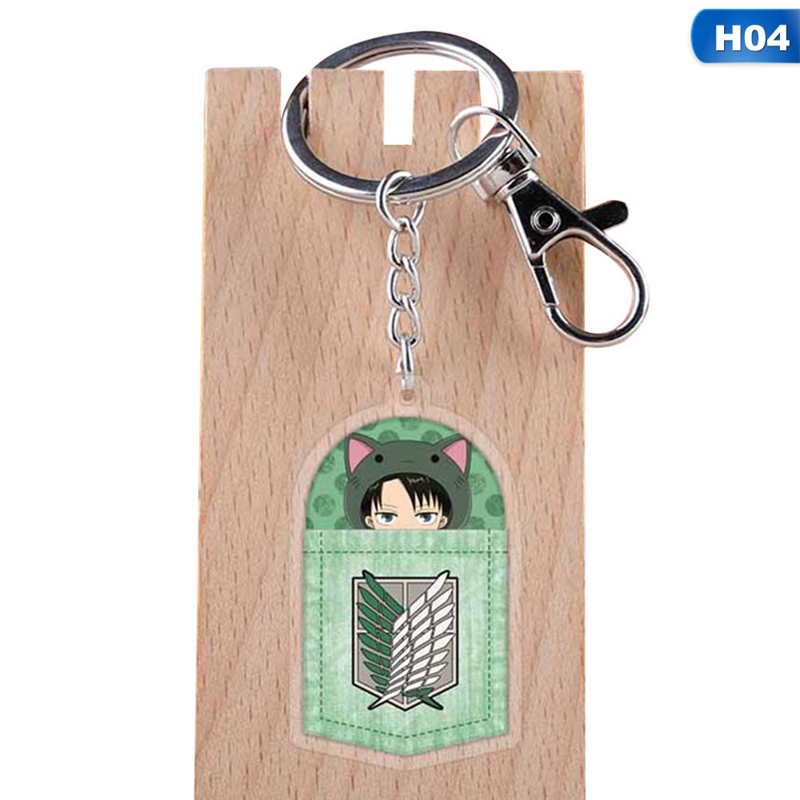 flowersqueen Móc Khóa Hình Anime Attack On Titan Dễ Thương