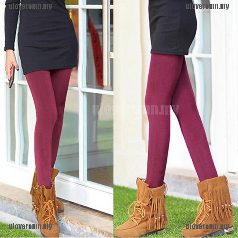 Quần Legging Lông Cừu Dày Dặn Co Giãn 6 Màu Thời Trang Mùa Đông | BigBuy360 - bigbuy360.vn
