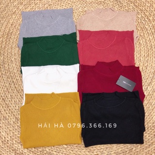 Áo len cổ 3p