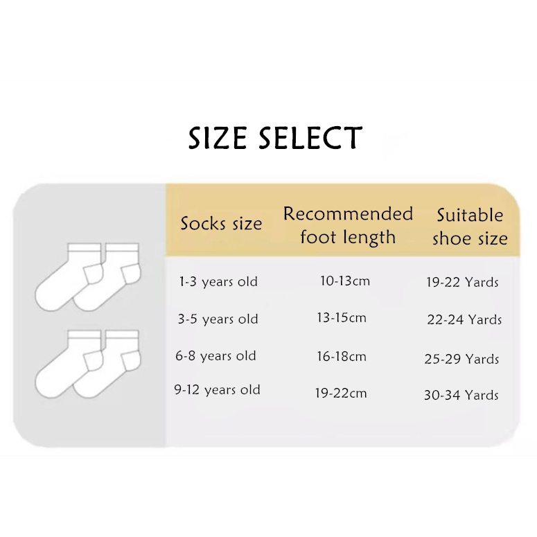 Set 5 đôi vớ bé gái KokoroCare MH-10 bằng cotton ống vừa S/M/L/XL họa tiết hoa tím dễ thương cho bé 1-12 tuổi