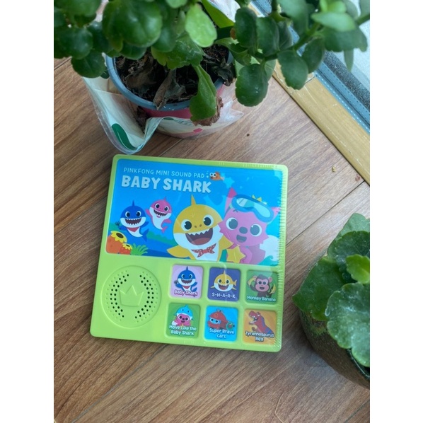 (Phiên bản mới)Sách nhạc Baby Shark Pinkfong mini sound pad-Sách âm thanh cho bé từ sơ sinh đến 4y