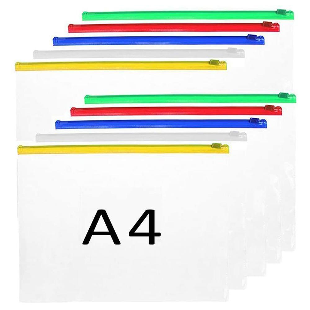 JARRED Túi Đựng Tài Liệu Khổ A4 Bằng PVC Chống Thấm Nước Tiện Dụng