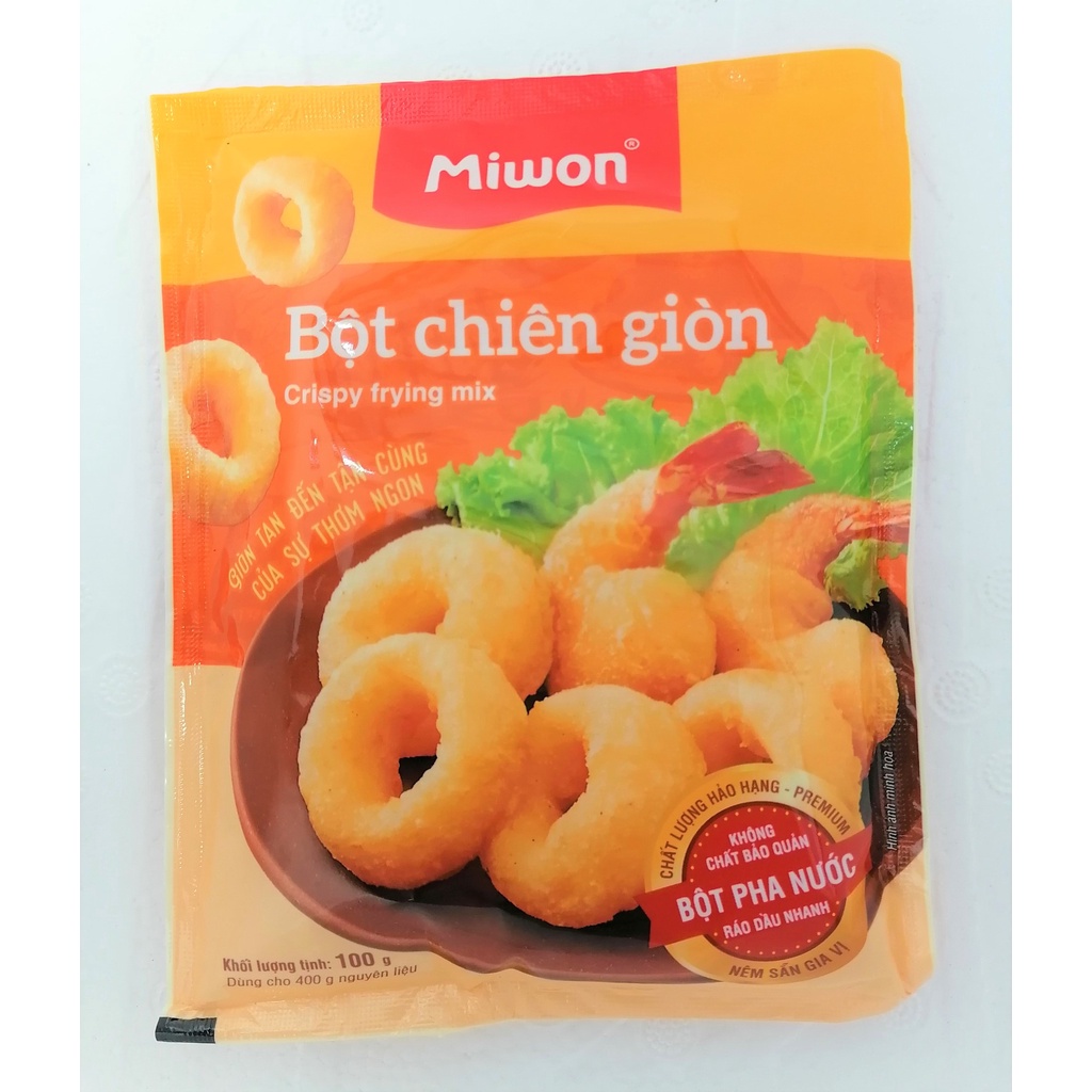 [Túi nhỏ 100g] BỘT CHIÊN GIÒN [VN] MIWON Crispy Frying Mix