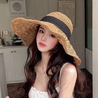 Nón cói vành mềm dây đen