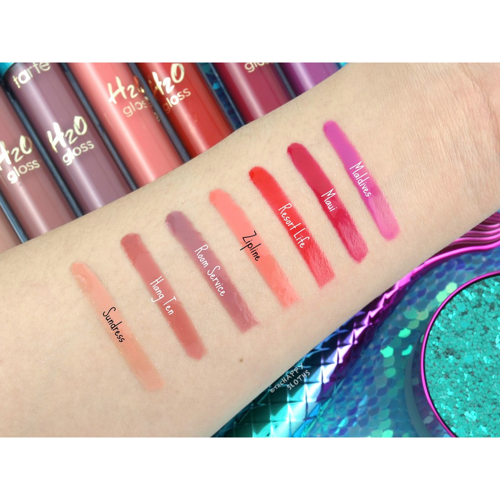 Son bóng Tarte H2O Lip Gloss -Rain forest of the sea mini