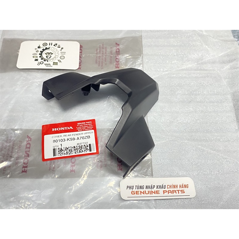 Cóc chụp đèn soi biển số VARIO, CLICK 125/150/160 2018-2022 nhập khẩu Honda 80103K59A70ZB