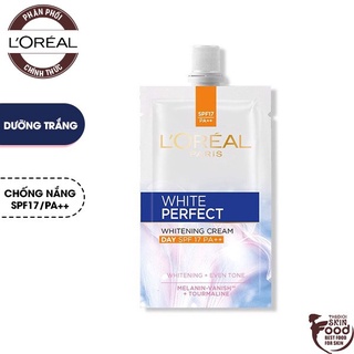 [Mini 7ml] Kem Dưỡng Trắng, Đều Màu Da Ban Ngày L'Oreal White Perfect Day Cream SPF17/PA++