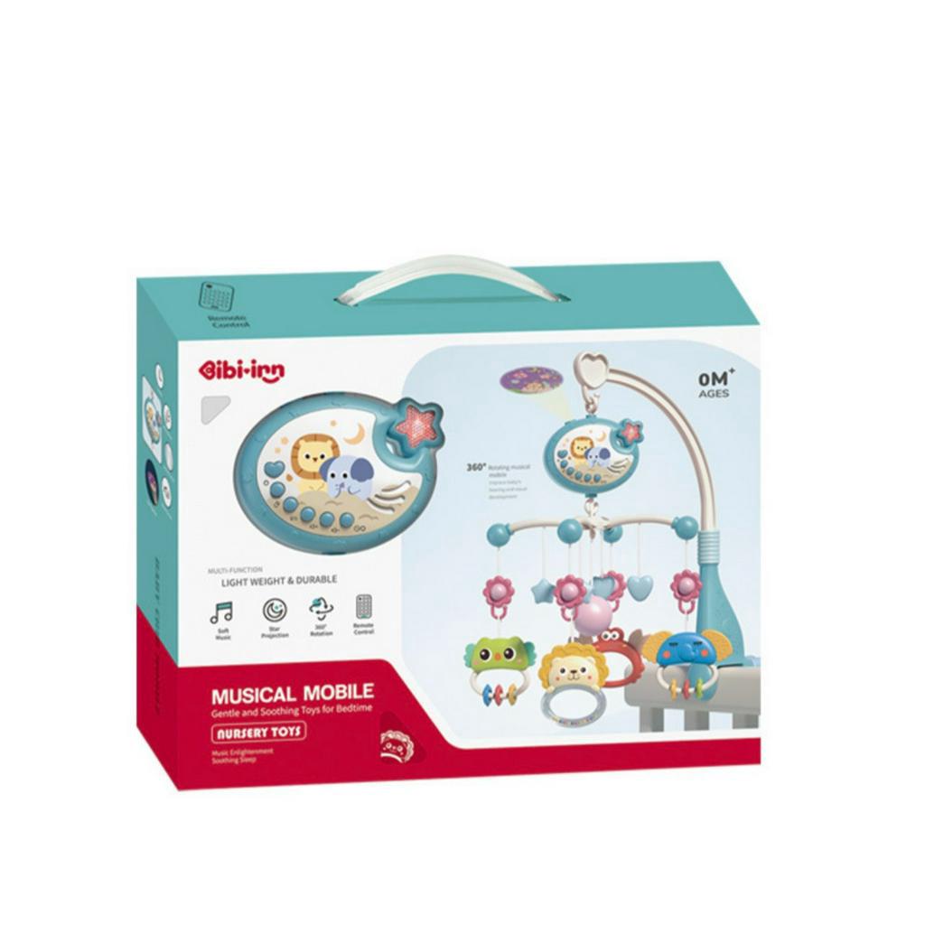 Treo nôi cũi xe đẩy,Treo nôi phát nhạc xoay tự động có đèn hình sáng khi tắt điện,phát nhạc ru ngủ,có điều kh