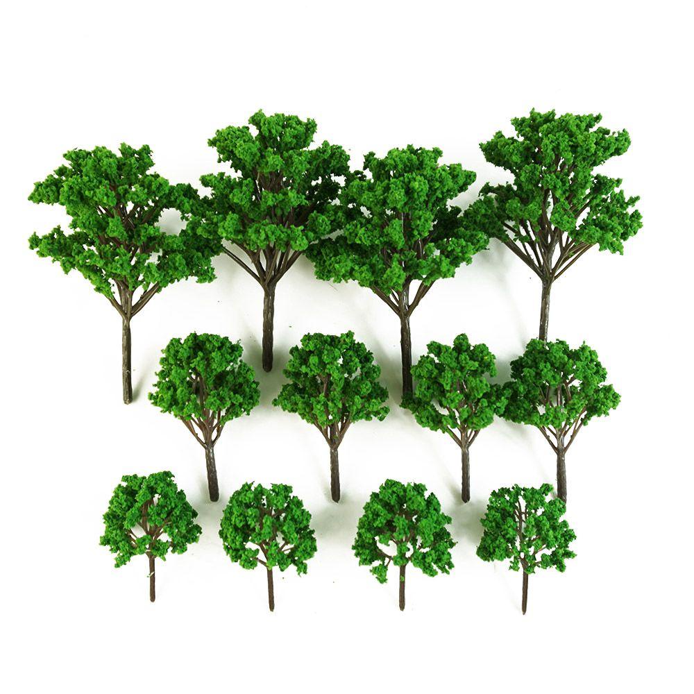Bộ 24 Cây Giả Bằng Nhựa Trang Trí