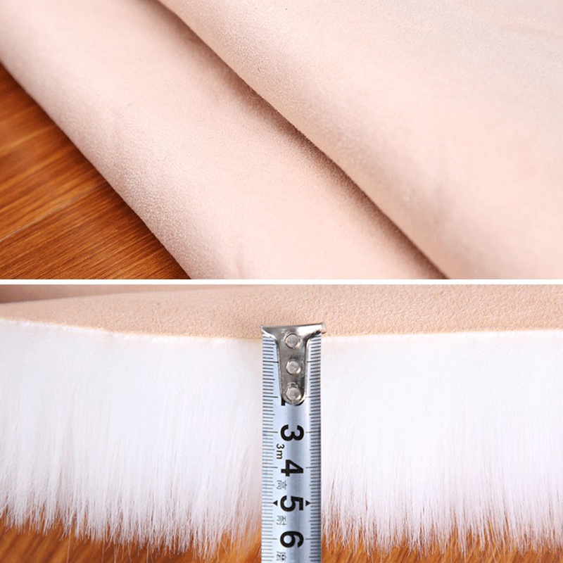 Thảm Lông Lót Sàn Hình Trái Tim 30x40cm Trang Trí Nhà Cửa