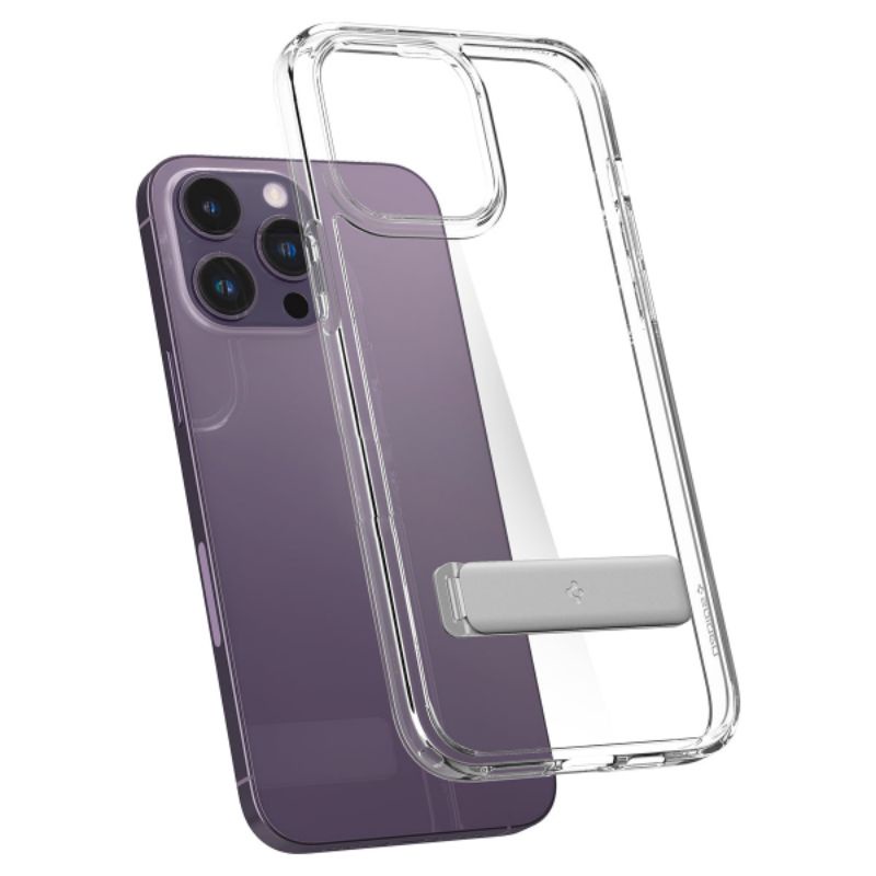 ỐP LƯNG SPIGEN ULTRA HYBRID S CRYSTAL CLEAR 14 PROMAX 14 PLUS 14 PRO 14