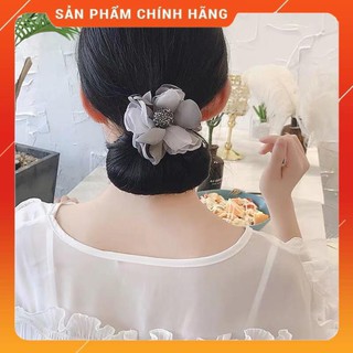 [ĐẸP MÊ LY] Dụng cụ búi tóc có hoa- Thanh buộc tóc (1 chiếc -màu ngẫu nhiên) -Rẻ nhất