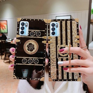 Ốp Điện Thoại Mềm Chống Sốc Có Vòng Đỡ Cao Cấp Cho OPPO Reno8 Z 5G Reno 7 Pro Reno 6 6Pro Reno 7Z