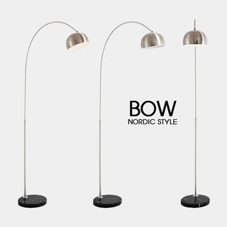 Đèn Cây Phòng Khách BOW , Chân Đá Cao Cấp