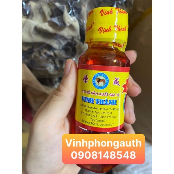 Dầu hạt điều đỏ Vinh Thành 100ml-250ml