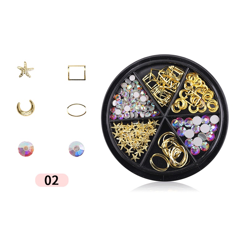 set charm trang trí nail