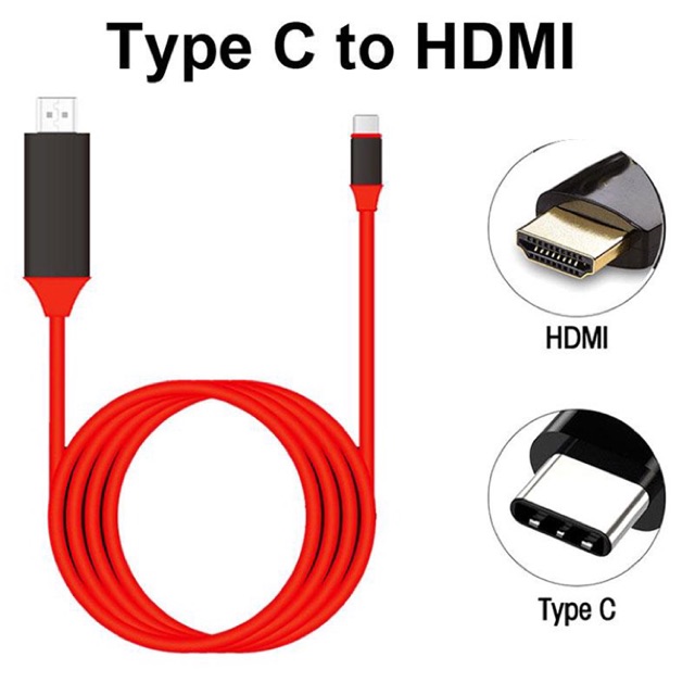 Cáp HDMI ra cổng Type C truyền từ điện thoại sang tivi - HCM giao hỏa tốc