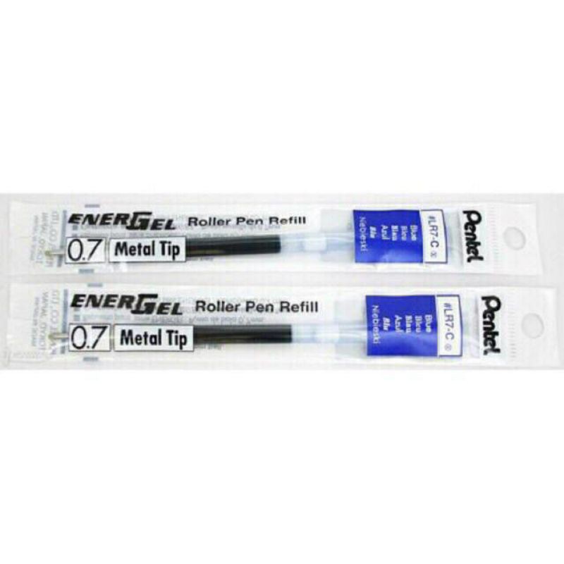 Bút kim ký Pentel BL57 Mực xanh nét 0.7mm, Bút mực nước ký nhật xịn thay ngòi được