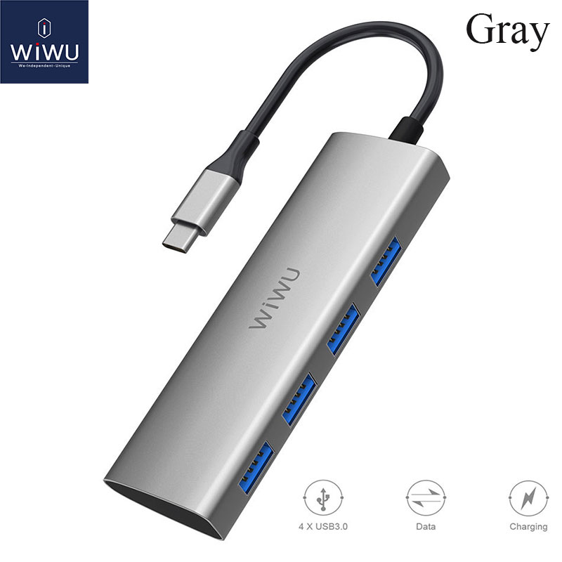 Bộ Chia 4 Cổng Usb Wiwu-Alpha 440 Cho Macbook Pro Air