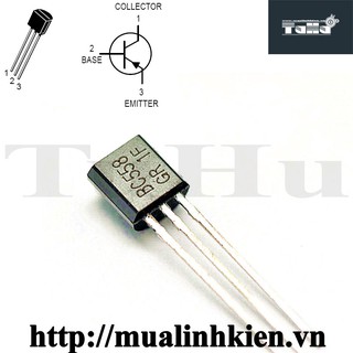 Combo 2 Transistor BC558 TO-92 30V 0.1A PNP