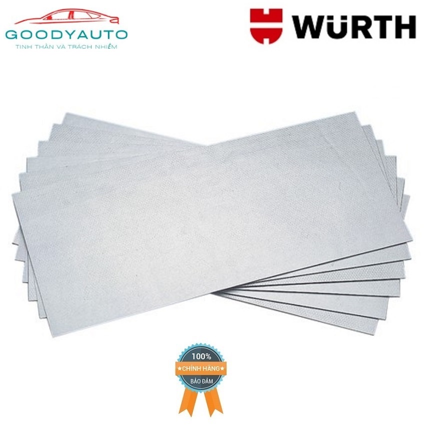 Tấm dán tiêu âm cửa xe hơi Wurth Sound Deadening Strips 6-Pack 0890100060 làm giảm tiếng ồn trong xe một cách hiệu quả .