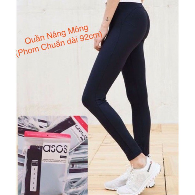 Quần legging nâng mông Asos form dài [ BÁN LẺ BẰNG GIÁ SỈ ]