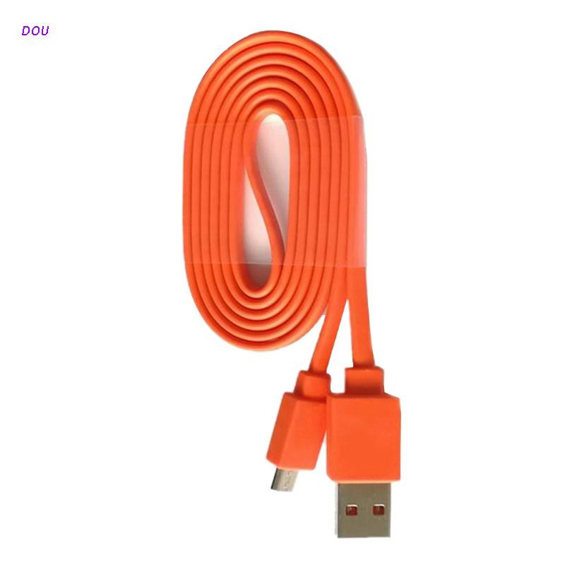 DOU Replacement 1M USB Charger power Charging Data Cord Cable for -JBL Flip 3 4 Pulse 2 Bluetooth Speaker Orange Practical