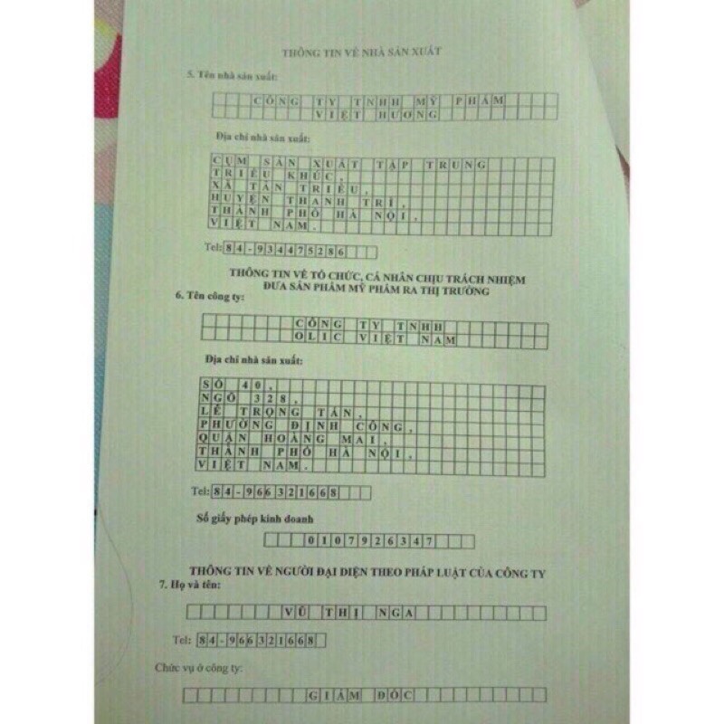 serum 7day olic 10ml chính hãng giấy công bố sản phẩm | BigBuy360 - bigbuy360.vn