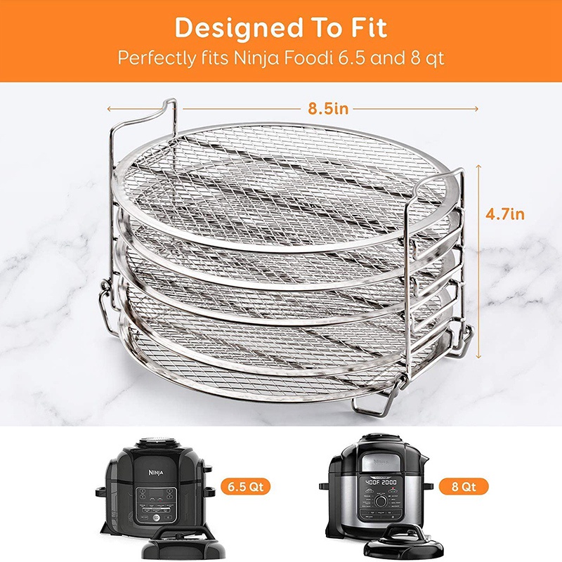 Giá Đỡ Nồi Áp Suất Bằng Thép Không Gỉ Cho Nồi Áp Suất Ninja Foodi 6.5