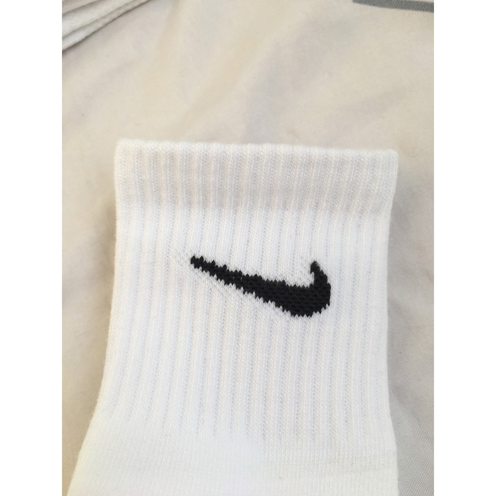 Tất Nike Cổ Cao 📞FREESHIP📞 Vớ Cổ Cao 14cm Có Gân Chống Trơn