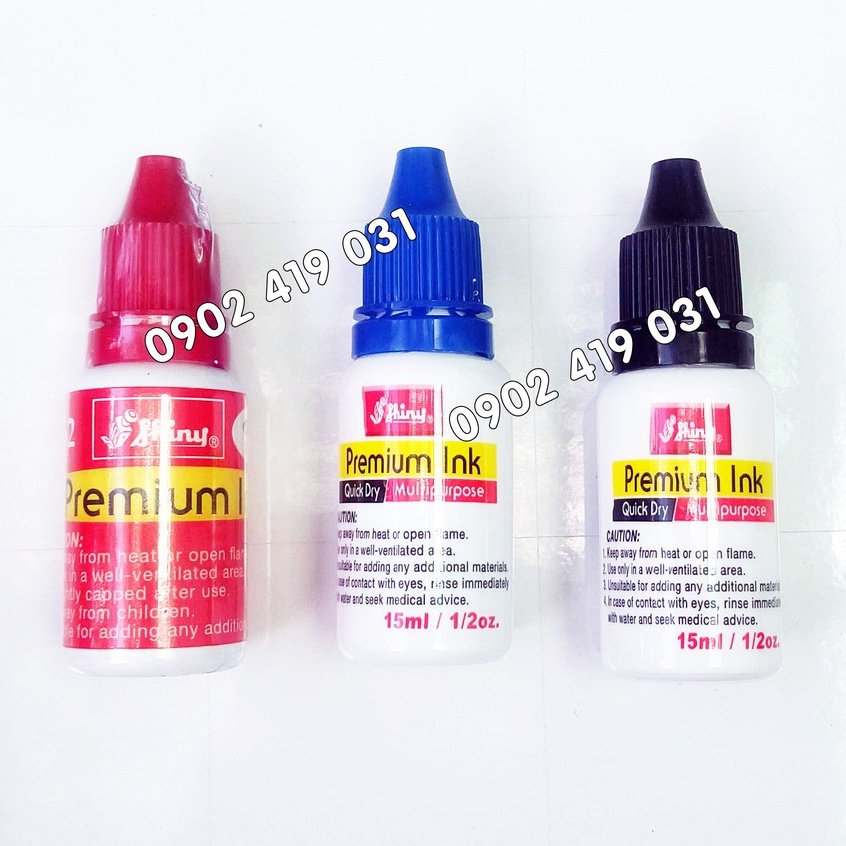 Mực Dấu Bao Bì Đóng Mọi Chất Liệu [ Shiny Premium Ink ] mực chuyên dụng