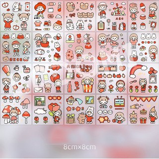 Sticker Dễ Thương Trang Trí Bình Nước