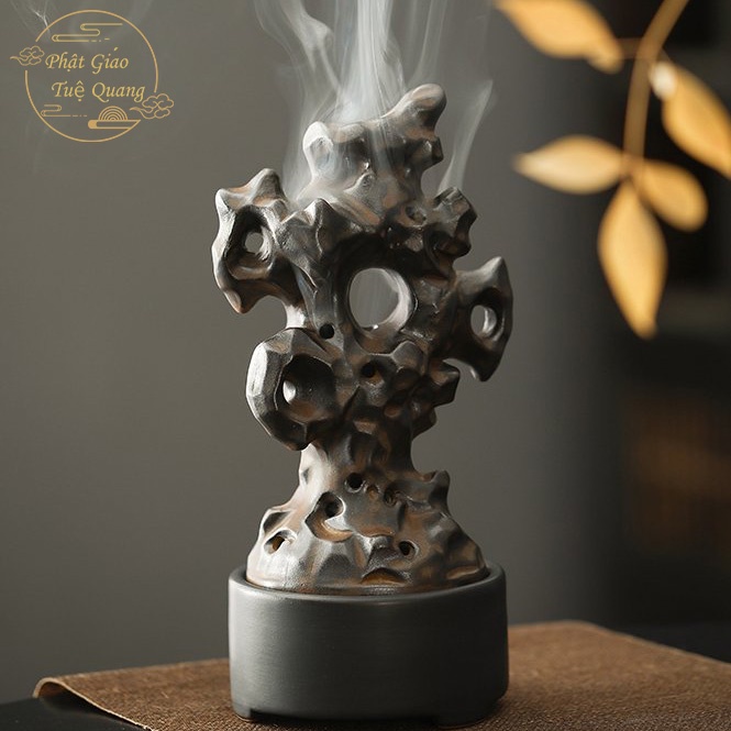 Lư xông trầm bằng sứ nhiều mẫu đa dạng họa tiết mới ( Đồ thờ cúng) phật giáo tuệ quang