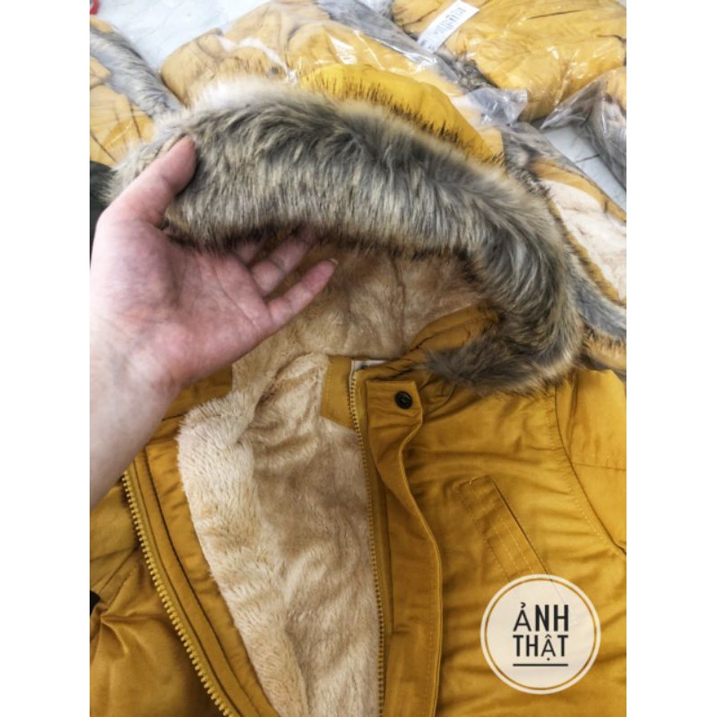 Áo PARKA Lót Lông cho bé hàng sẵn
