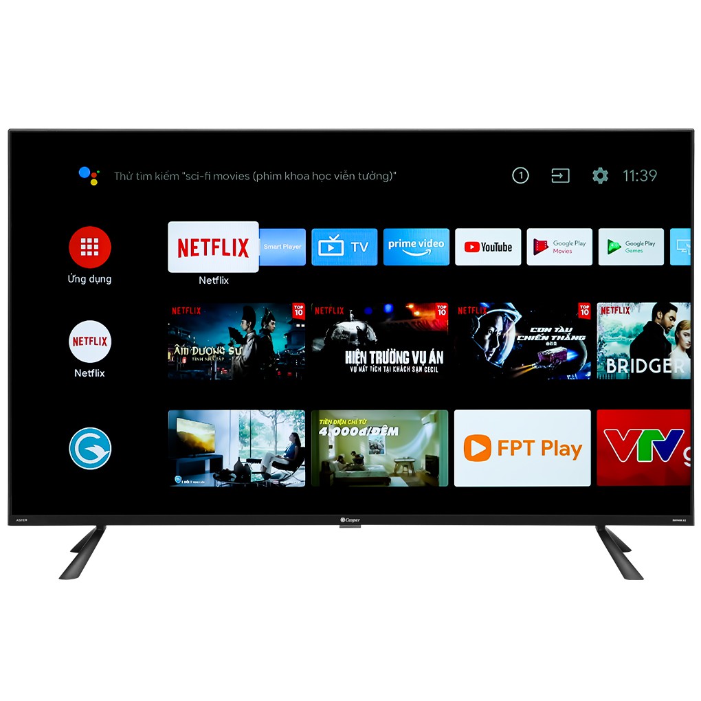 Android Tivi Led Casper 4K 55 inch 55UG6300 Mới 2021, Tivi Thái Lan Giá Rẻ