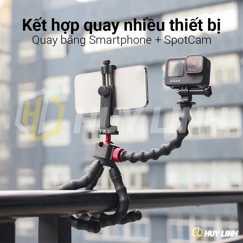 Ulanzi MT-52 | Bộ tripod bạch tuộc kèm 2 tay mở rộng đa năng tiện lợi khả năng tải 1kg