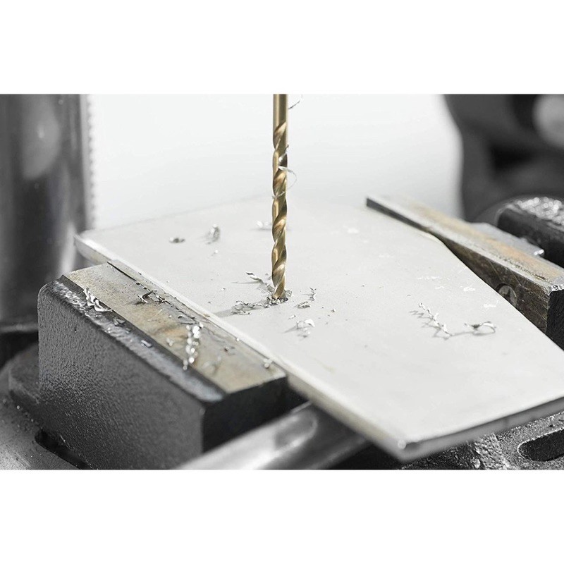 Mũi khoan INOX, kim loại  HSS Co5% TOLSEN Công Nghiệp màu vàng   75140 - 75156