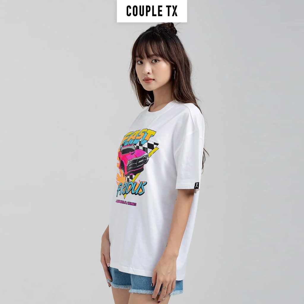 Áo Thun Nữ Couple TX FF In Nứt WTS 2180
