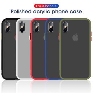 Ốp điện thoại acrylic chống sốc cho iPhone XR XS X 10 XS MAX iPhone 11 Pro Max 11Pro