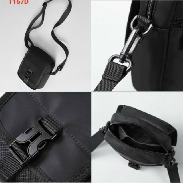 ✨ Giá Hủy Diệt ✨ Balo Cặp Đeo chéo Thời Trang Cho Nam Hàng Đẹp vải bố khóa gài dây dù thu được. | BigBuy360 - bigbuy360.vn