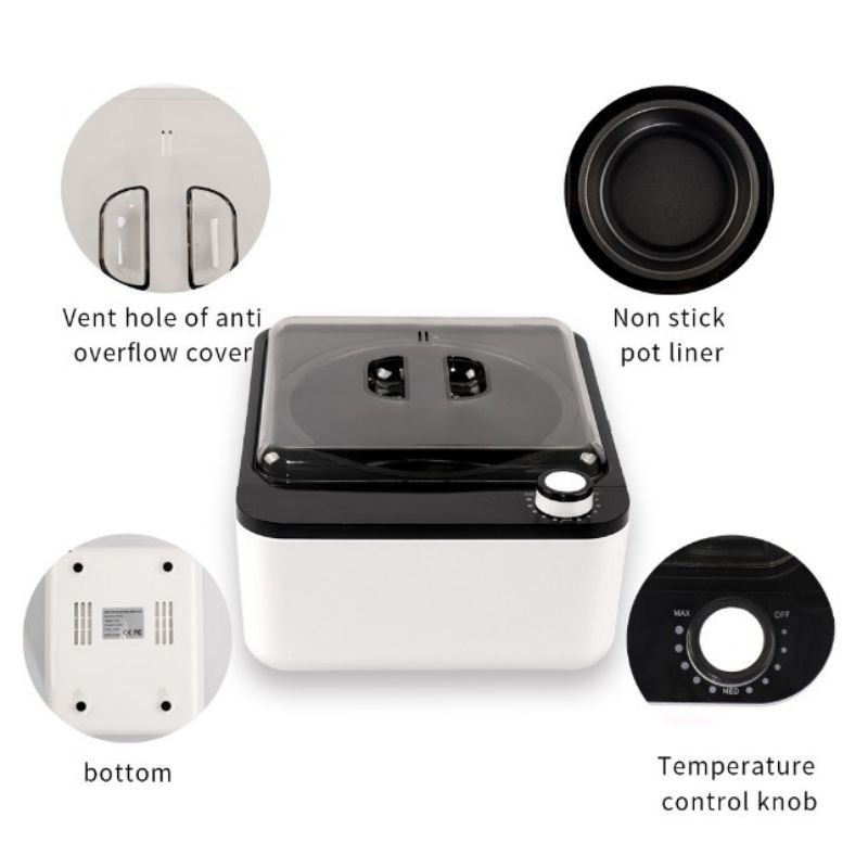 (Nồi chống dính Ceramic) Nồi Nấu Sáp Chống Dính Ceramic Loại 1 Nhanh Tan Sáp