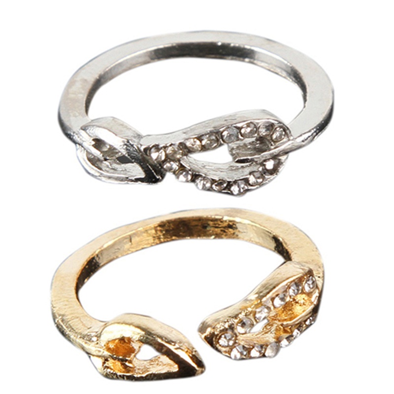 Nhẫn hở đính đá thời trang cho nữ