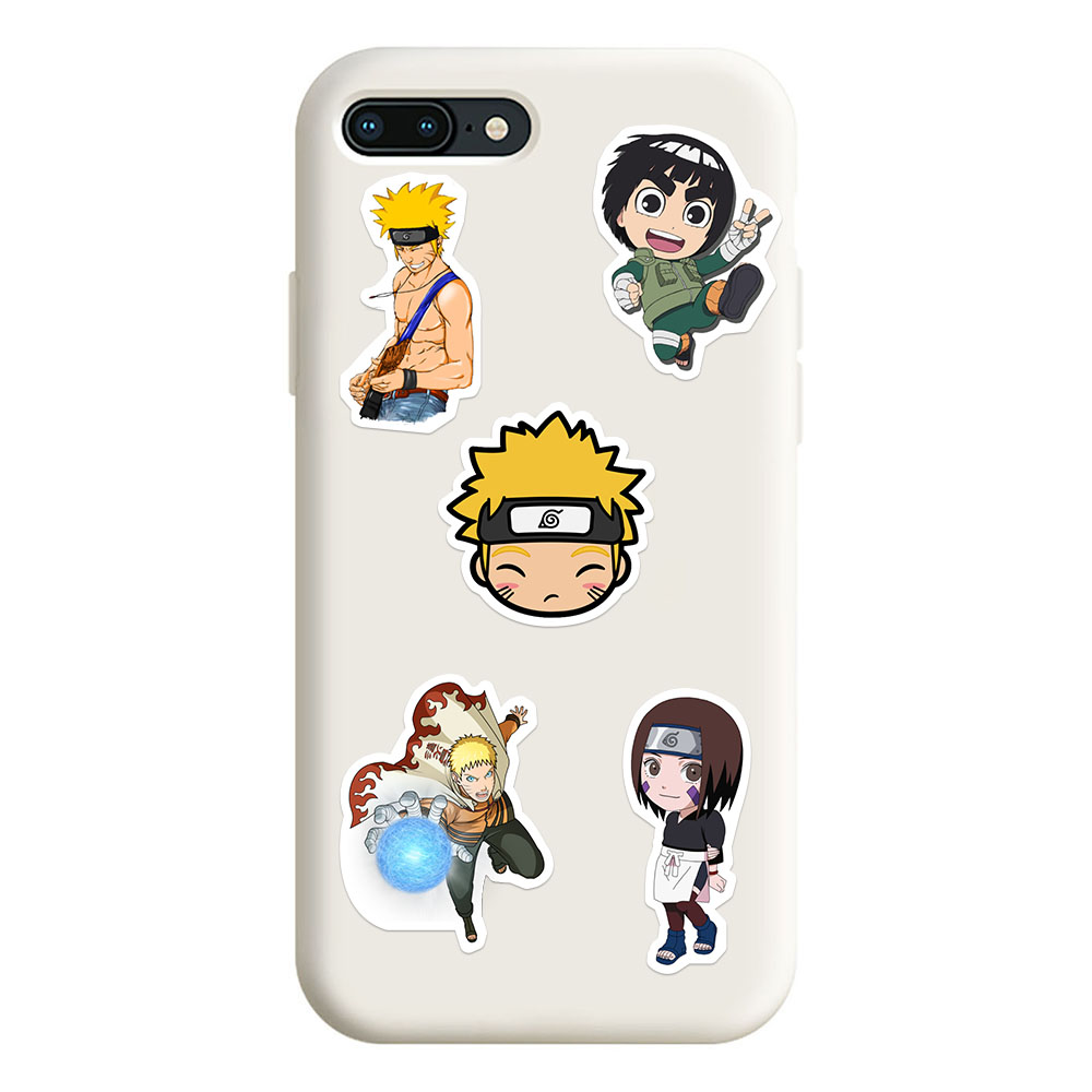 Set 50 miếng dán hoạt hình naruto trang trí đa năng