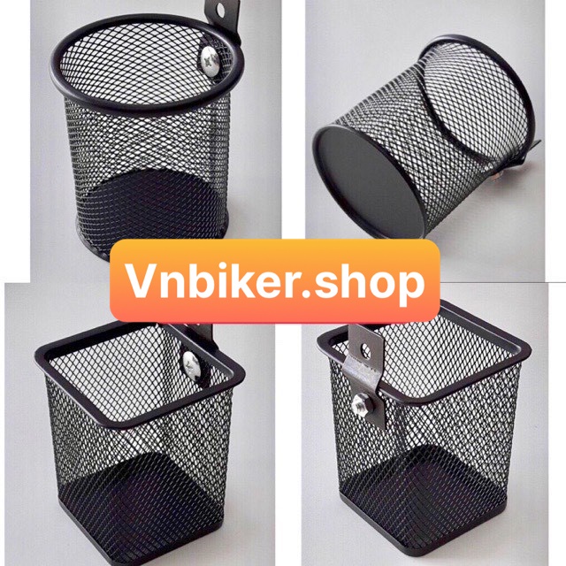 Giỏ hông - rổ cạnh vuông , tròn Gắn Xe Máy