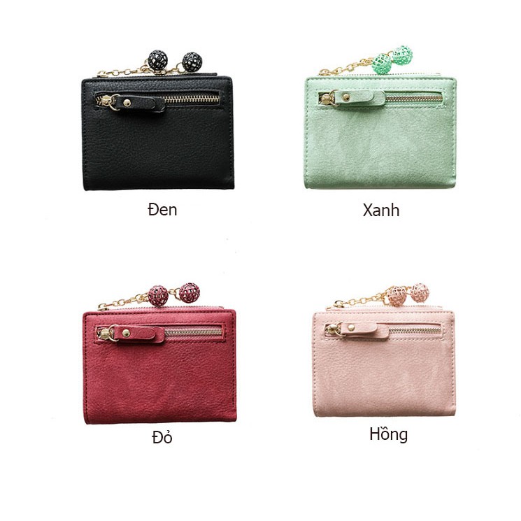 [Mã FAMAYWA2 giảm 10K đơn từ 50K] Ví nữ mini ngắn đẹp cầm tay thời trang cao cấp nhỏ gọn bỏ túi VD223 | BigBuy360 - bigbuy360.vn