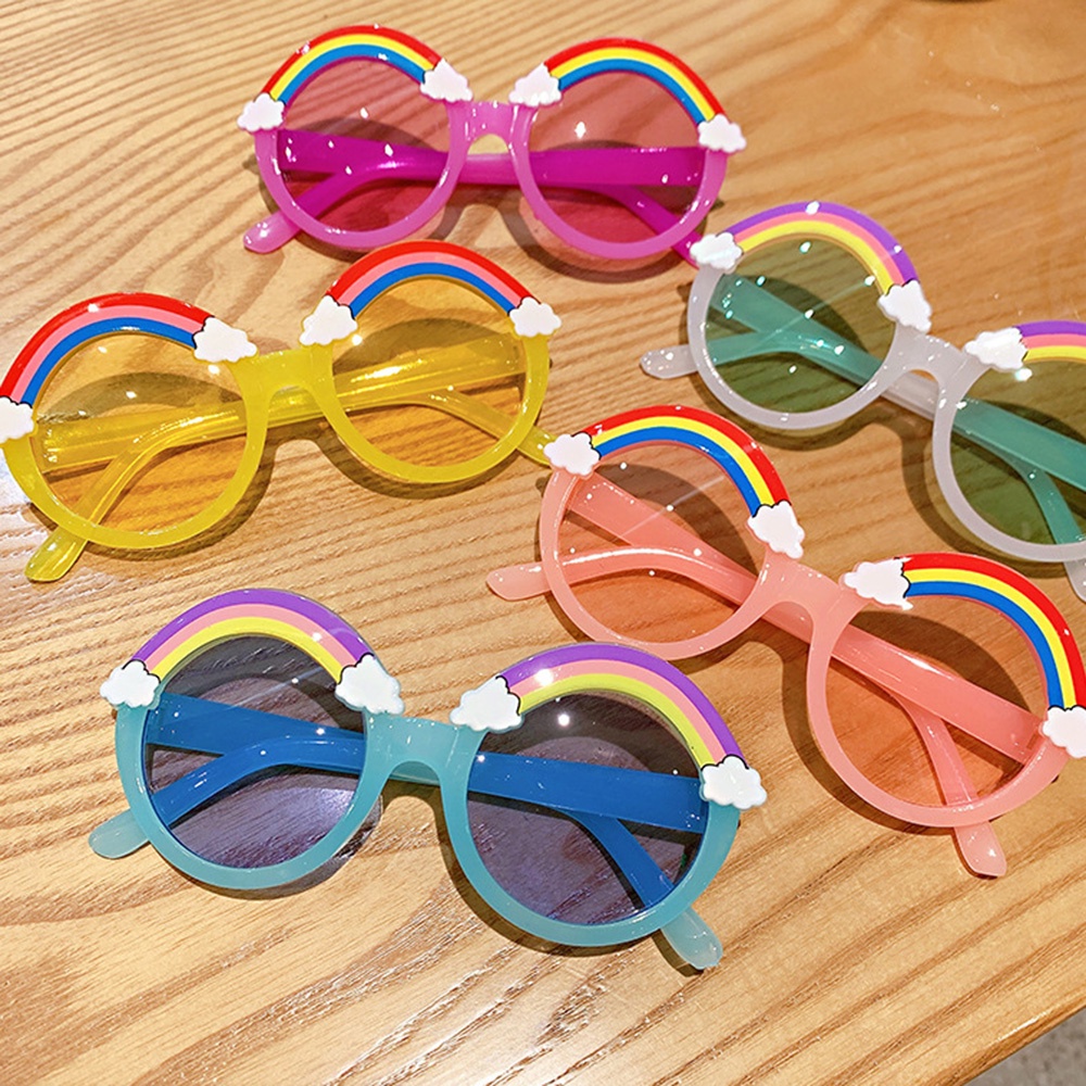 Kính Mát Gọng Tròn PC Kiểu Dáng Hoạt Hình Dễ Thương Dành Cho Bé