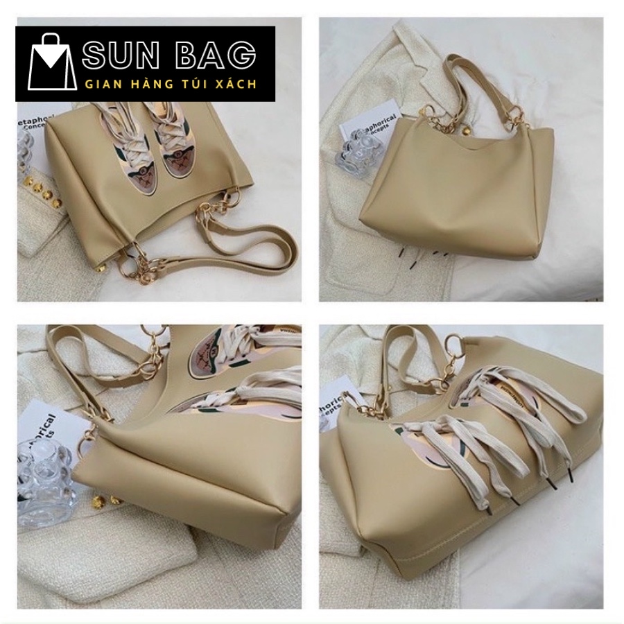 Túi Tote nữ đeo vai, dùng đi chơi, đi học, đi làm, chất da đẹp, thời trang cao cấp Lumie size 22cm SB247